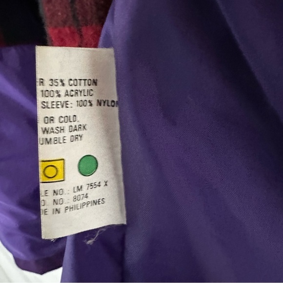 PACIFIC TRAIL Vintage Flannel Lined Retro Anorak Jacket - Picture 8 of 10